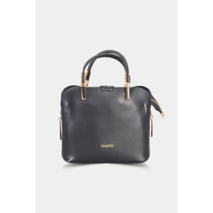 Guard Siyah Altın Renk Detaylı Kadın Çantası