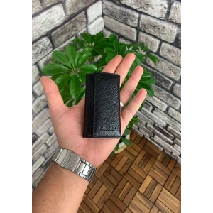 Guard Siyah Deri Anahtarlık