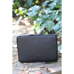 Guard Siyah Deri Clutch Çanta