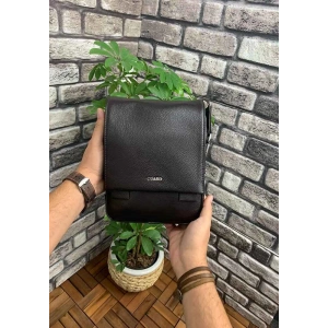 Guard Siyah Deri Omuz Çantası