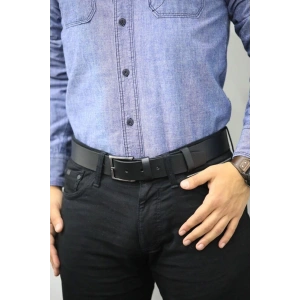 Guard Siyah Erkek Deri Kemer 4,5 Cm