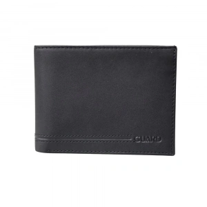 Guard Siyah Temi Bozuk Para Bölmeli Deri Erkek Cüzdanı