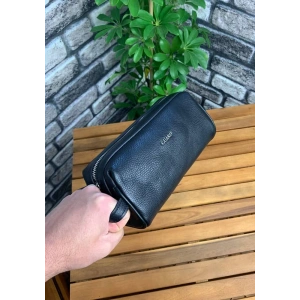 Guard Siyah  Unisex Deri El Çantası