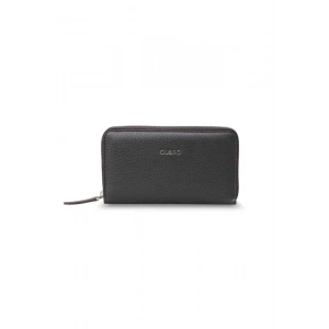 Guard Telefon Girişli Fermuarlı El Portföyü - Kahverengi