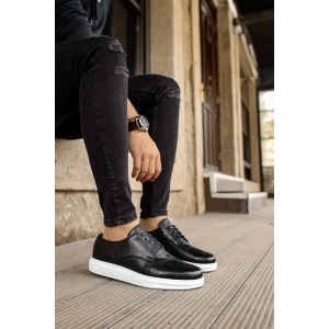 MN003 - DBT Classica Pelle Di Cuoio Erkek Ayakkabı SIYAH