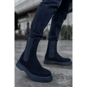 MN223 - SRT Alaska Süet Erkek Bot SIYAH