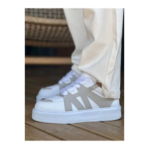 MN2407 - CBT Star-X Erkek Spor Ayakkabı BEYAZ/GRI