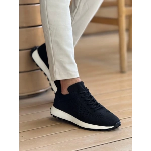 MN2409 - Triko Erkek Ayakkabı SIYAH