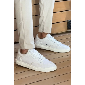 MN2505 - Keten Erkek Ayakkabı BEYAZ / BEYAZ