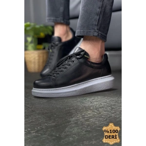 MN257 - DBT Estrella Deri Erkek Ayakkabı SIYAH