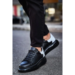 MN295 - CST Sollıevo Erkek Ayakkabı SIYAH/BEYAZ