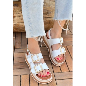 Stan Siyah Cilt Sandalet