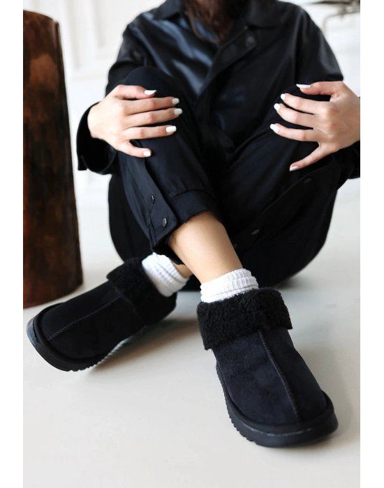 Abby Siyah Süet Bot - Bamido