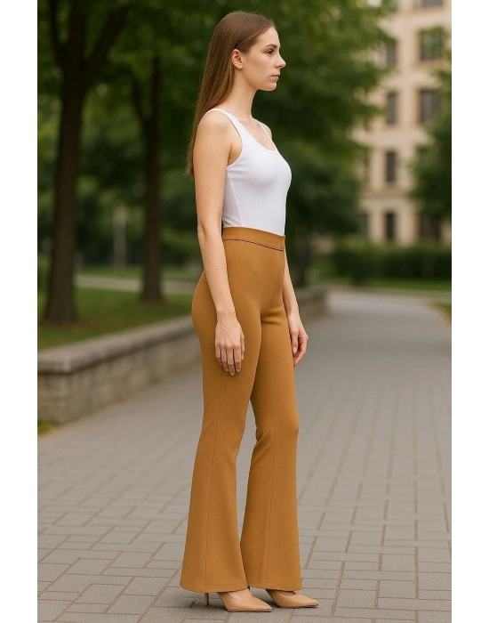 Atlas Palazzo Pantolon Kamel