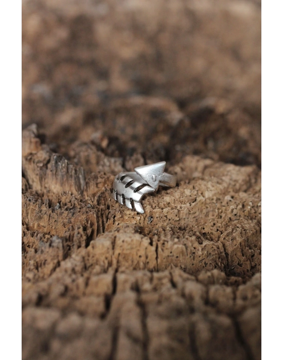 Ayarlanabilir Ok Tasarımlı Erkek Yüzük - Bamido