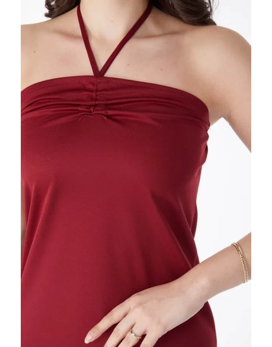 Bağcık Detaylı Abiye Elbise