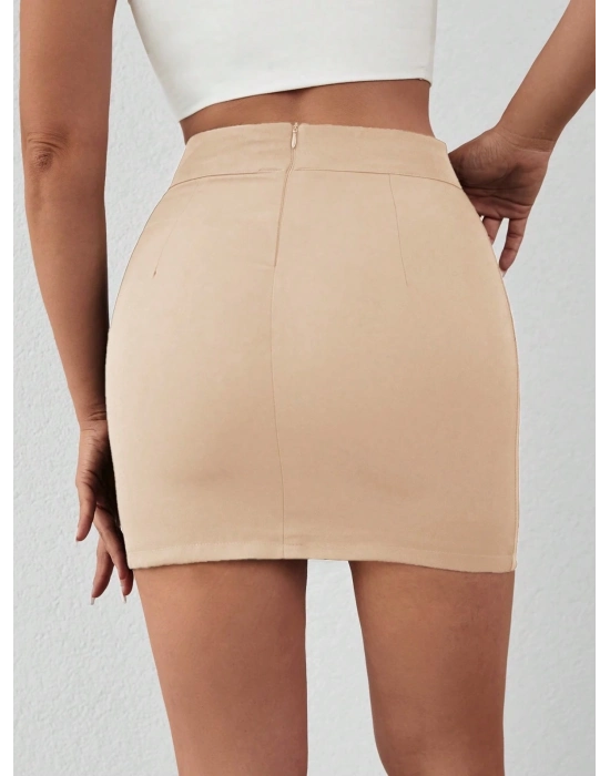 Bamido Zincirli Mini Şortlu Etek