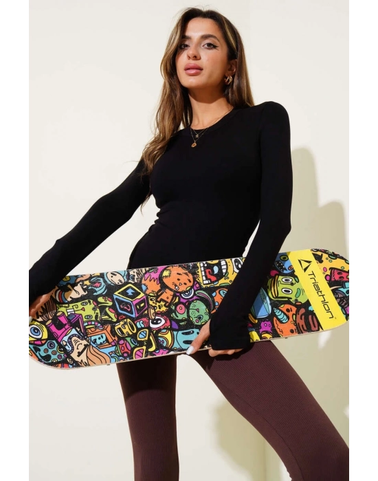 Basic Parmak Geçirme Detaylı Bluz Siyah T4266