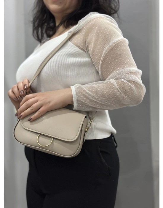 Bej Cilt Mossi Çanta