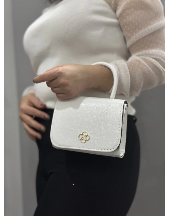 Beyaz Cilt Krash Çanta