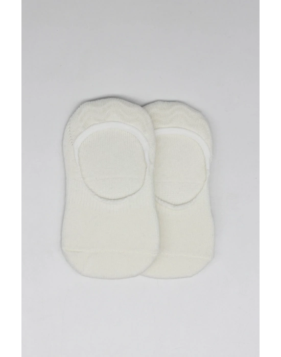 Bistyle 2li Penye Babet Silikonlu Basic Çorap 30104 Ekru Ekru