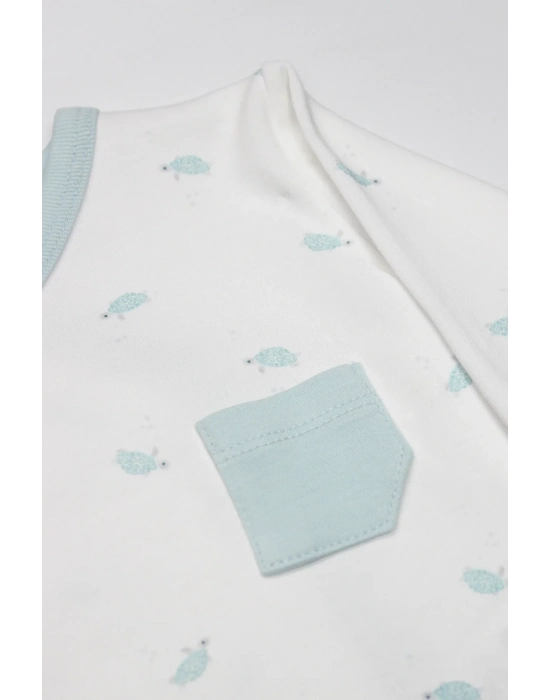 Bistyle 3lü Zıbın Takım Hello World 13105 Mint