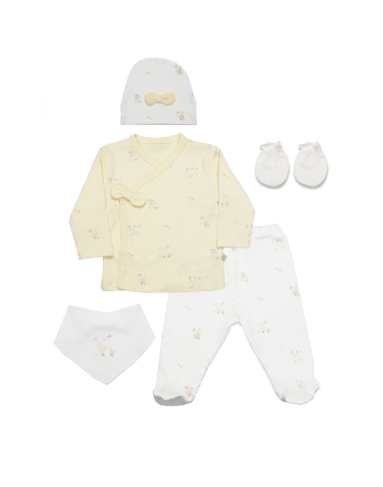 Bistyle 5li Hastane Çıkışı Welcome Baby Duck 12103 Sarı