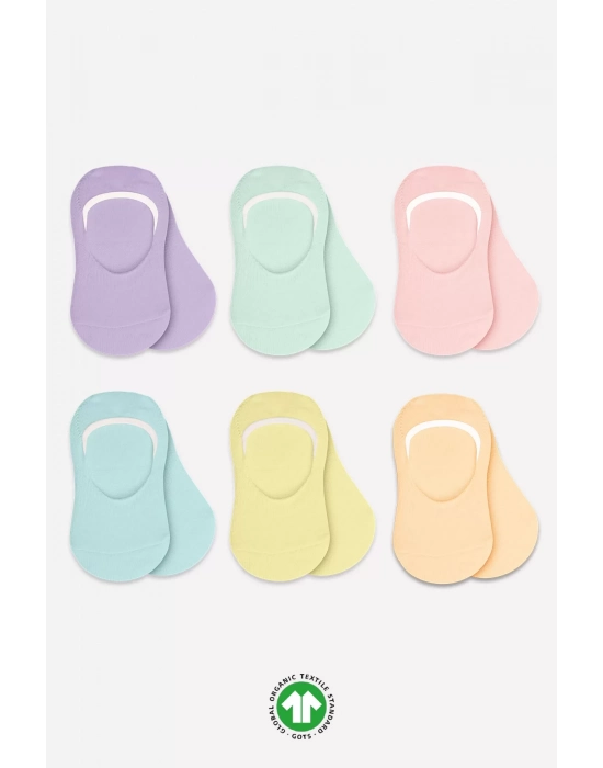 Bistyle 6lı Mix Babet Çorap 30101 Lila