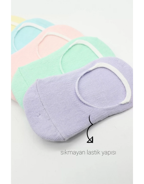 Bistyle 6lı Mix Babet Çorap 30101 Lila