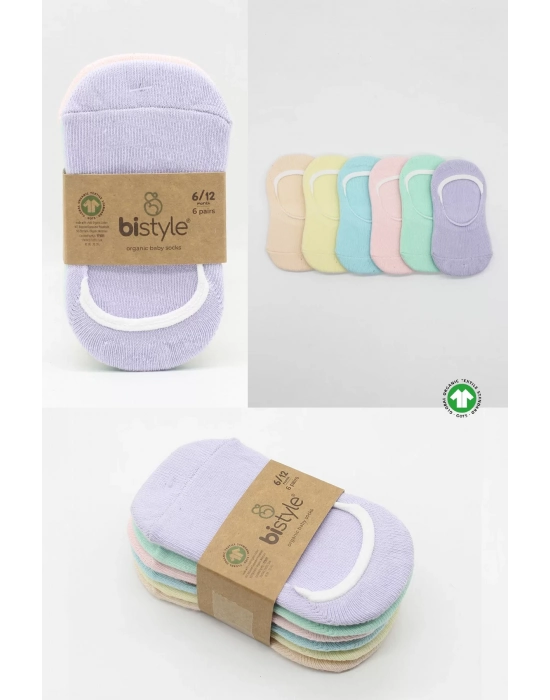 Bistyle 6lı Mix Babet Çorap 30101 Lila