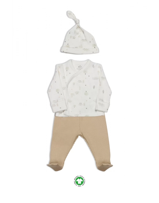 Bistyle Always Dream 3lü Zıbın Takım 13110 Ekru Bej