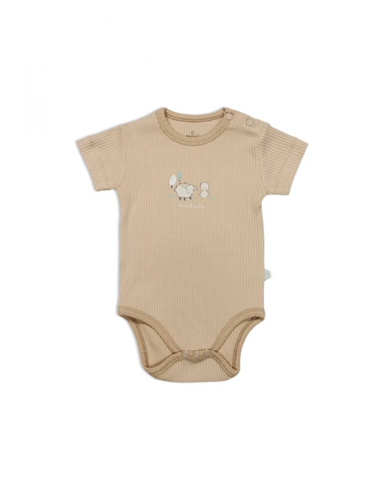 Bistyle Always Dream Yarım Kol 2li Body 17114 Ekru Bej