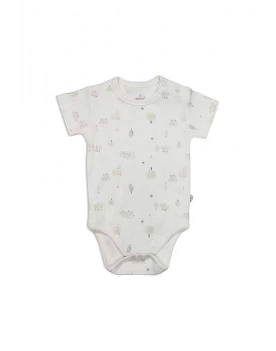 Bistyle Always Dream Yarım Kol 2li Body 17114 Ekru Bej