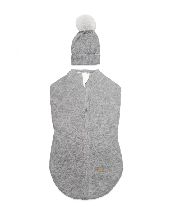 Bistyle Baby İn Swadding Triko Kundak 75108 Gri