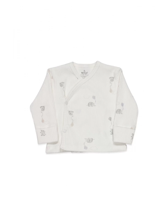 Bistyle Flying Elephant 3lü Zıbın Takım 13111 Ekru Gri