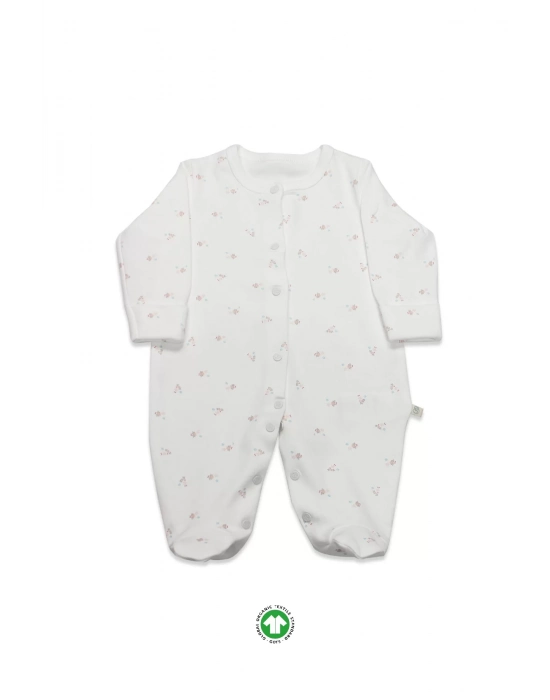 Bistyle Grow İn Love Bebe Tulum 15103 Pembe Ekru