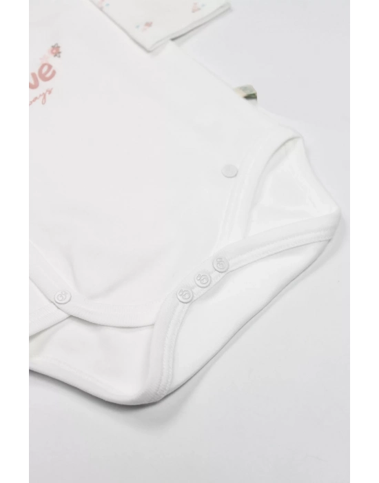 Bistyle Grow İn Lowe Kravuze Body 17106 Pembe Ekru