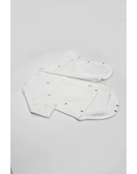 Bistyle Grow İn Lowe Kravuze Body 17106 Pembe Ekru