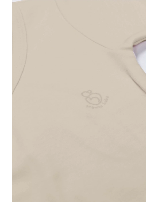 Bistyle Organik Natural Basic Style Kruvaze Uzun Kol Body Bs17102 Bej