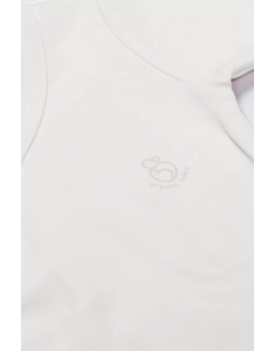 Bistyle Organik Natural Basic Style Kruvaze Uzun Kol Body Bs17102 Ekru