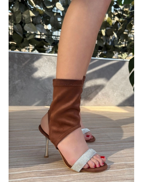 Brit Kahverengi  Süet Booite - Bamido