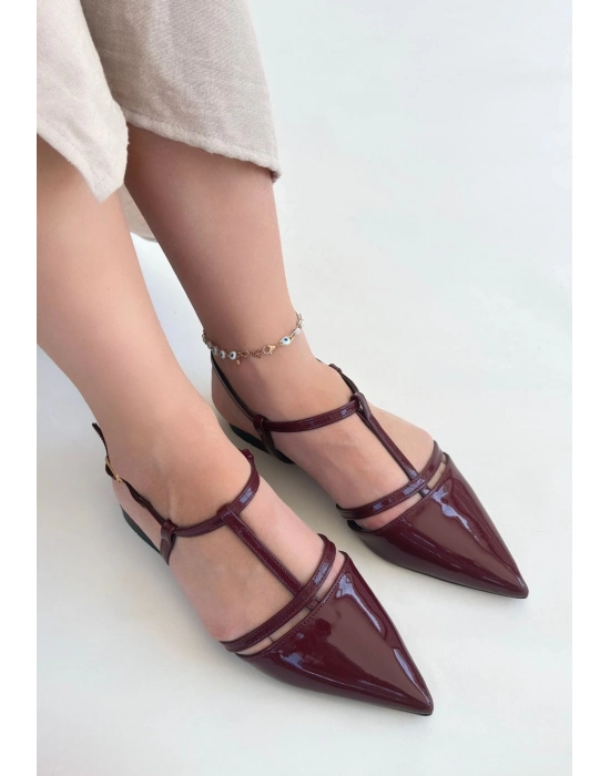 Canca Bordo Rugan Babet Ayakkabı