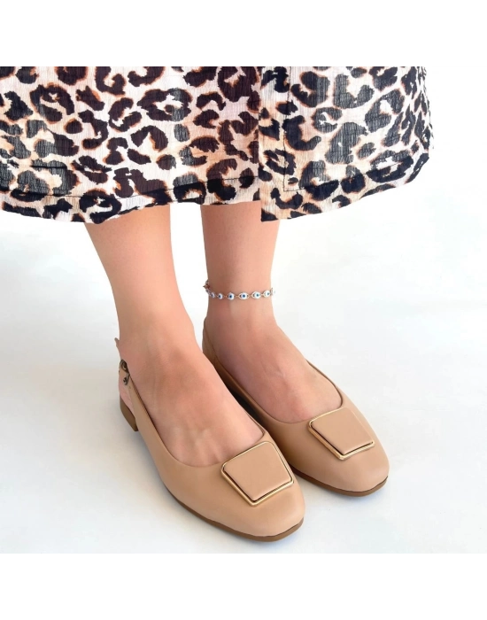 Canka Nude Cilt Babet Ayakkabı