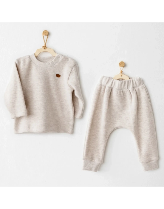 Casual 2li Takım Beige