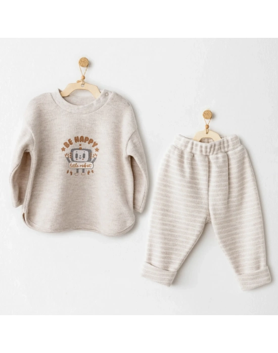 Casual 2li Takım Beige