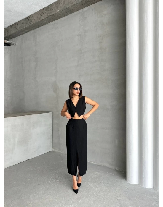 Çilek Takım Etek Yelek