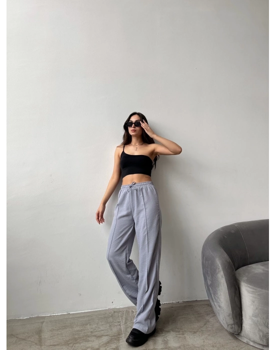 Çımalı Keten Pantolon