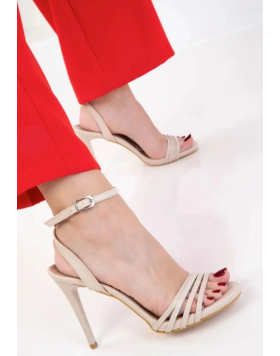 Coze Nude Topuklu Ayakkabı