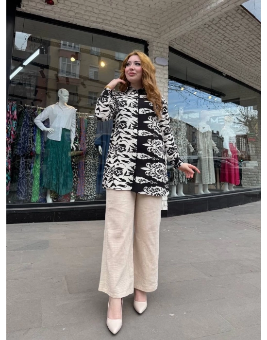 Desenli Tunik Gömlek