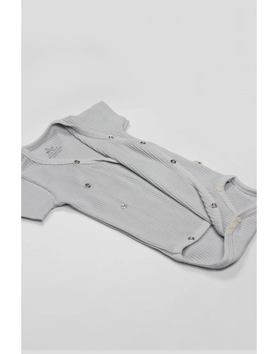 Flying Elephant 2li Yarım Kol Badi 17117 Ekru Gri